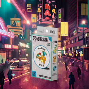 Poke Mon Trading Ptcg Collection <span class=keywords><strong>Pikachu</strong></span> 151 Coin Set Ex Charizard Card Book Cadeau pour enfants - Product Image 2