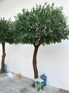 עץ אלון מלאכותי שיכר עץ זית גדול פיברגלס גדול גדול עץ פיברגלס - Product Image 4