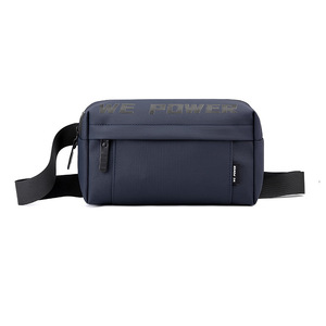 Sac bandoulière unisexe en polyester léger et durable avec logo personnalisé, imperméable, pour homme, sac de ceinture pour l'extérieur - Product Image 4