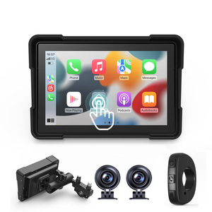 GPS portable pour moto 5 pouces, navigation sans fil, Carplay, Android Auto, enregistreur de conduite DVR, moniteur moto, étanche IPX7, ZC11D - Product Image 1