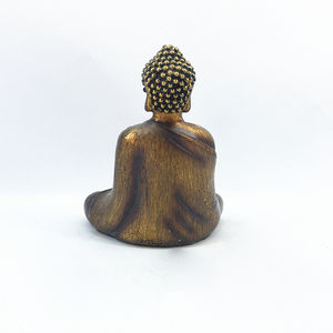 カスタマイズ可能な黄金の樹脂座っている瞑想禅仏<span class=keywords><strong>Shakyamuni</strong></span>像 - Product Image 4