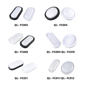 Prix de gros Usine Réglable Optique Ovale Cloison Lampe Étanche À L'humidité 3CCT Lumière Aluminium Base - Product Image 6