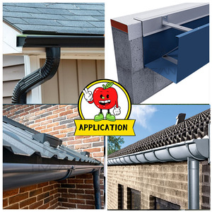 Hete Verkoop Automatische Dakbedekking Half Ronde Regengoot Maken <span class=keywords><strong>Machine</strong></span> Water Goot Elleboog Downspout Rolvormmachine - Product Image 6