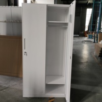Design d'Armoire en Acier Usine de Luoyang / Almirah Métallique à Double Porte Meuble de Chambre à Coucher Vente Chaude Casier Métallique pour Vêtements et Personnel