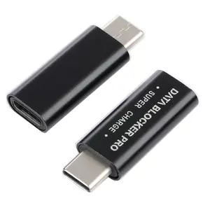 מוצרים חדשים בטיחות נתונים חוסם פרטיות הגנה היי-מהירות בטיחות USB C נתונים חוסם סוג C נתונים חוסם נגד מיץ הגבהה