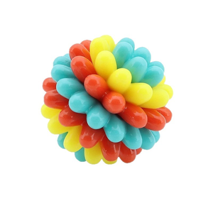 Balle à mâcher pour chien en TPR, jouet interactif rebondissant avec picots, soin dentaire en profondeur pour chiens de petite, moyenne et grande taille - Product Image 2