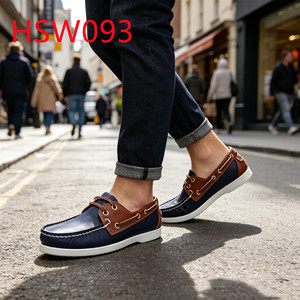 LXG, Chaussures Penny pour Hommes, polyvalentes pour le quotidien, cousues à la main, avec patchwork de couleurs espagnoles et bout spacieux, HSW093 - Product Image 2