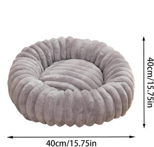 Cama de Lujo para Mascotas (Perros y Gatos) con Diseño de Donut y Logotipo Personalizado, Venta al Por Mayor de Fábrica - Product Image 2