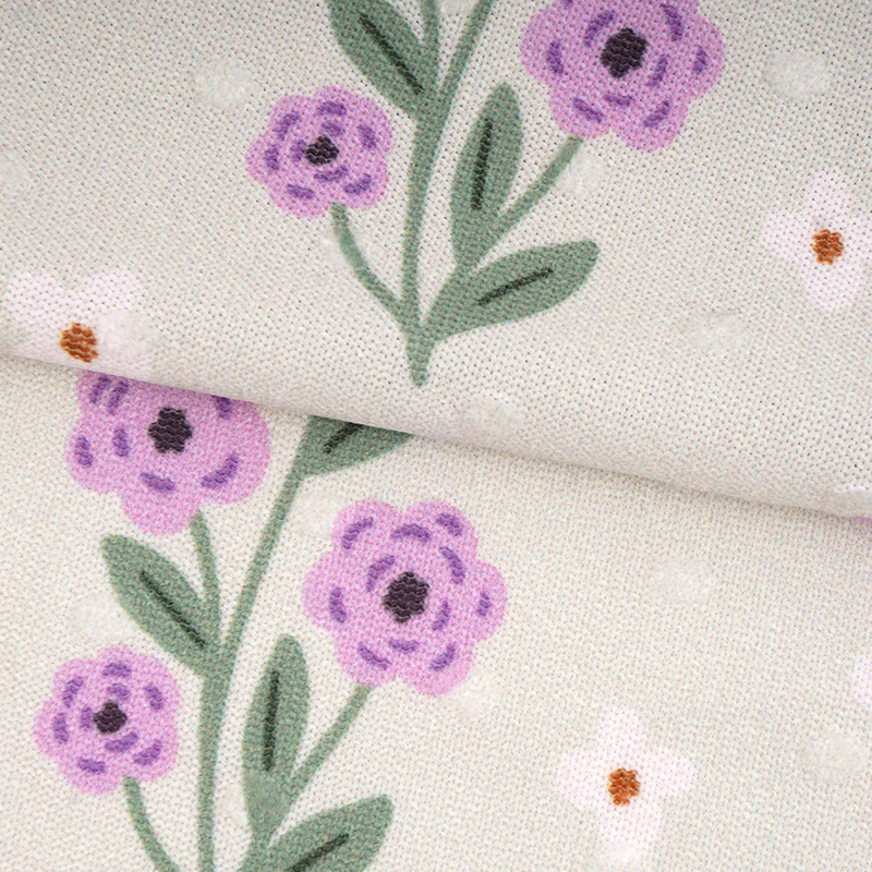 Tissu à pois suisses