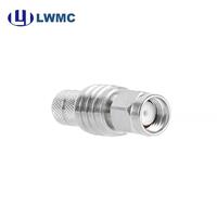 Connecteur RF LWMC SMA Mâle à Sertir pour Câble LMR300, Plaqué Or, Commande en Gros, Jusqu'à 6 GHz, Placage Albaloy, Broche à Souder