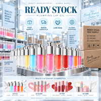 RTS 3ml Plumping Lip Oil Hoge Glans Hydraterende Kleurveranderende Fruit Gloss Lage MOQ 3 stuks Groothandel Aangepast Logo