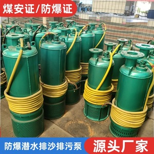 Bomba sumergible a prueba de explosiones Bqs Mine para arena, 1.5 Kw, 660V, 1 pulgada de descarga, para deshidratación en minería - Product Image 2