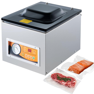 Machine d'emballage sous vide 260W en acier inoxydable pour aliments humides, longueur de scellage 10,2 po, pour cuisine domestique - Product Image 2