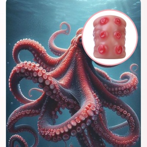 <b>Thick</b> Cock Knot Penis Sleeve Cock <b>Ring</b> Fantasy Octopus Tentacle Texture Delay Ejaculation Lock Knot Couple Sex Toys Wholesale - Product Image 6
