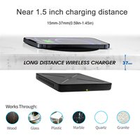 Chargeur sans fil dissimulé sous table 50 mm, système de gestion de l'énergie pour collection domestique