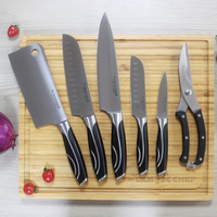 HSK vente à chaud set de couteaux de cuisine de luxe en acier inoxydable ensemble de couteaux japonais de 8 pièces