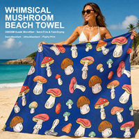 Serviette de plage en microfibre personnalisée Eastsunshine, séchage rapide, sans sable, légère, pour complexes hôteliers et spas