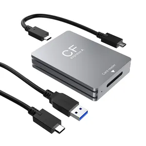 Tragbarer 10-Gbit/s-CFexpress-Kartenleser aus Aluminium USB 3.1 Gen 2-Speicher CFexpress-Kartenleser Typ A.