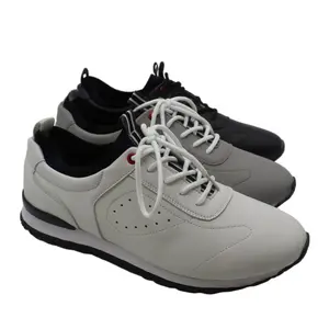 Sepatu Olahraga Kasual Pria, Sepatu Platform Datar Gaya Baru Pria Sol Lembut Nyaman Sepatu Olahraga Sneaker Putih untuk Pria