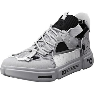 FOXA Zapatillas de deporte de malla transpirable para hombre, zapatos informales de verano a la moda - Product Image 1