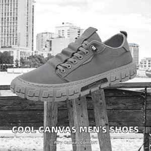 Zapatos Oxford de Lona Transpirables y Cómodos para Hombre, Estilo Coreano, Versátiles para Toda Ocasión, Marca QIYU - Product Image 2