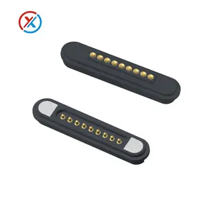 High-Power 9-Pin Magnetic Connector 2.20 Pitch Brass Magnetic Head from ODM Supplier