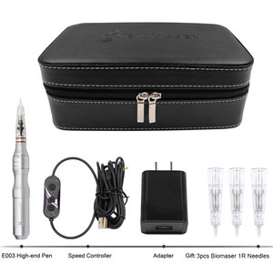 Machine de micropigmentation Biomaser pour maquillage permanent, pistolet à tatouer pour sourcils, certifiée CE, en aluminium noir et argent - Product Image 4
