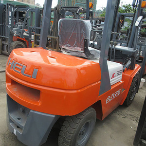 Chariot élévateur diesel manuel 3 tonnes Heli FD30 FD35, mini transpalette avec siège conducteur, moteur AC, longueur fourche 1070 mm, largeur fourche 150 mm, tout-terrain - Product Image 5