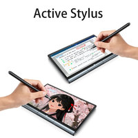 Portátil 2 en 1 Convertible con Pantalla Táctil Giratoria de 180 Grados, Tablet PC con WiFi 6, Soporte para Stylus, Cámara con Reconocimiento Facial y Cuerpo de Metal