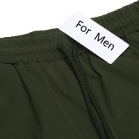 Shorts de jogging pour hommes, respirants, écologiques, sportifs, à taille élastique, en polyester/coton, pour le surf, la remise en forme et l'entraînement