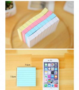 แผ่นบันทึกข้อความน่ารักแบบมีกาวในตัว สีสันสดใส พิมพ์โลโก้ได้ตามต้องการ สำหรับโรงเรียนและสำนักงาน - Product Image 6