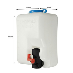 Bouteille de lave-glace universelle pour voiture 1,5 L 12 V électrique avec tuyau et kit de pompe pour le nettoyage des véhicules - Product Image 2