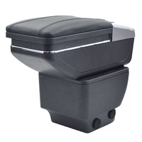Vtear pour Mazda 2/Demio – Boîte d'accoudoir centrale avec rangement et porte-gobelet – Accessoires de style intérieur pour voiture 08-14