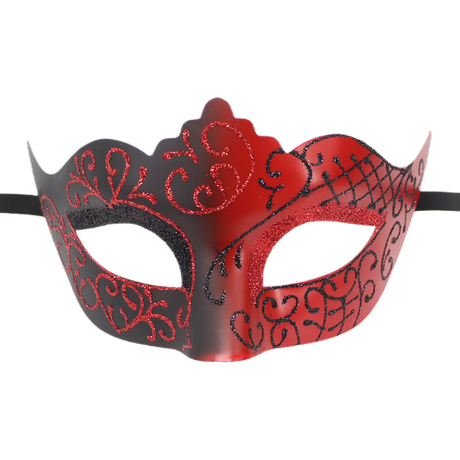 Feest Mardi Gras Masker Kroon Geschilderde Venetiaanse Carnaval Verkleedkleding Halloween Bal Gezicht Maskerade Masker
