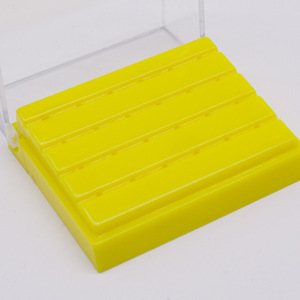 Dental 24-Hole <b>Square</b> Bur Box With Lid Plastic Bur Holder High-Capacity Storage For Home And Commercial Use - Product Image 3