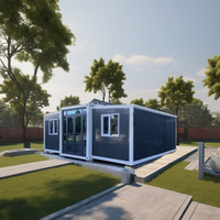Maison conteneur extensible de luxe Petites maisons préfabriquées Panneau sandwich en acier fabriqué en Chine Matériau Design moderne Extérieur