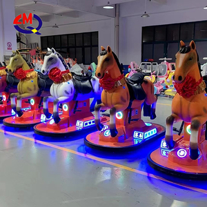 Juegos de diversión favoritos para niños, paseo en caballo eléctrico mecánico para caminar, simulador de coche, carreras de caballos - Product Image 6