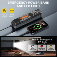 Compresseur d'air numérique sans fil 6000 mAh en ABS pour pneus de voiture, moto et vélo, avec arrêt automatique 150 PSI, pompe électrique 12 V CC