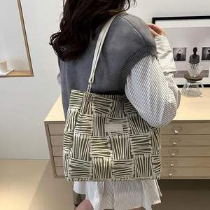 New Bohemia Style Canvas Tote <strong>Bag</strong> Women Niche 2026 Vintage Fashion Large Capacity Shoulder Handbag Zip Closure <strong>Cheap</strong> Wholesale - Product Image 6