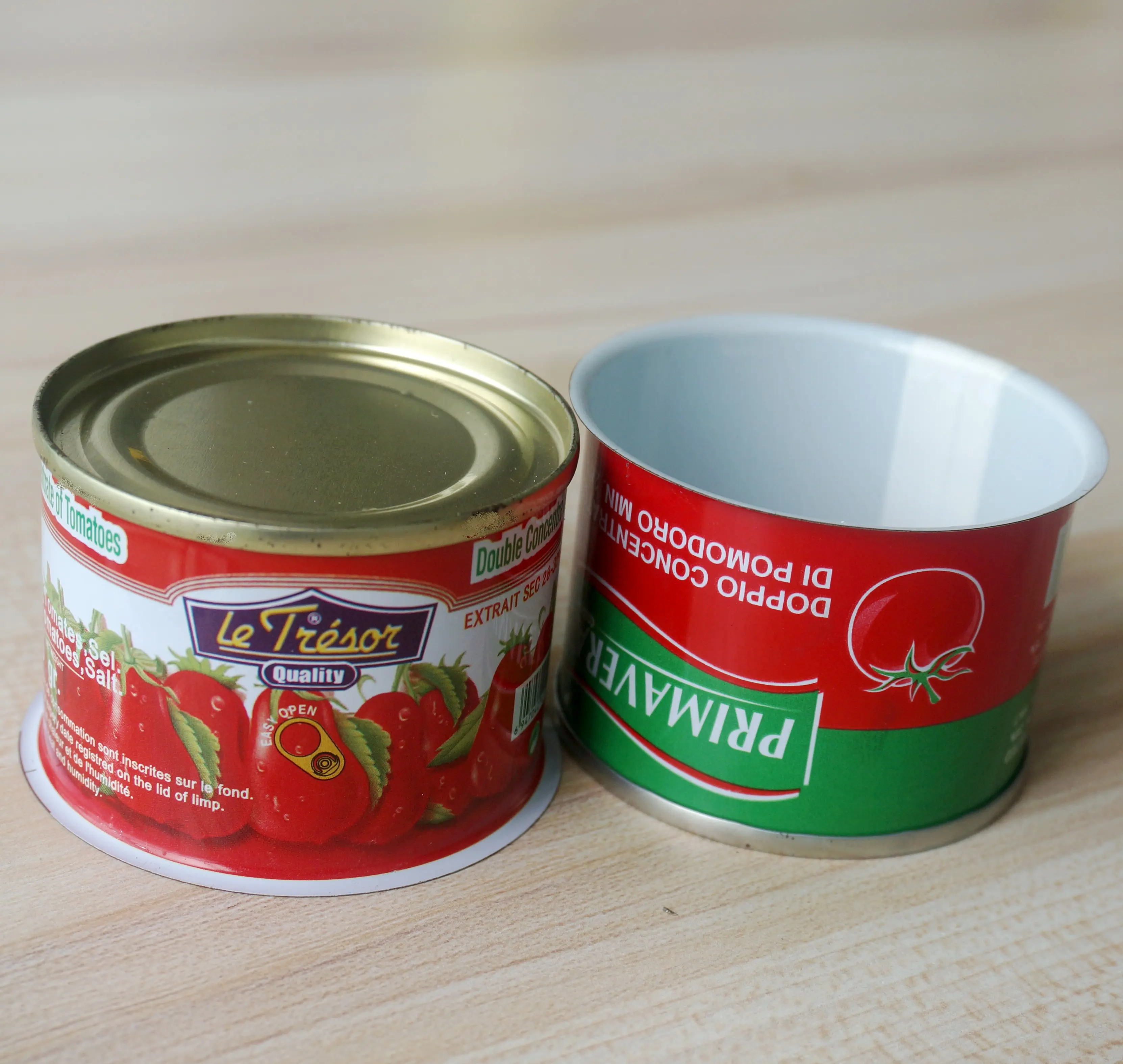 Latas de metal para embalaje de alimentos en lata, para pasta de tomate, salsa