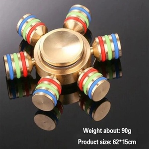 Spinner de Metal Arcoíris Personalizado, Juguete Antiestrés para Adultos y Personas con Autismo, con Rodamientos de Cobre y Latón - Product Image 4