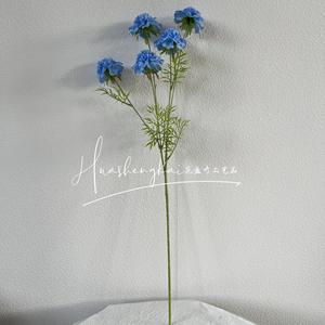 Artificial <b>Flower</b> Bouquet <b>Silk</b> <b>Flower</b> High Simulation Wedding Home Decoration Reusable Recyclable Single Branch - Product Image 4