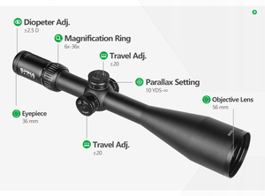 Spina Optics ironclaw 6-36x56 SFP chiếu sáng màu đỏ săn bắn phạm vi FMC không thấm nước chống sốc tầm xa Kính thiên văn - Product Image 5
