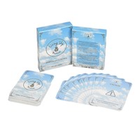 Modèles de boîtes de cartes gratuits, personnalisés, jeu de 44 cartes imprimées, papier durable, écologique, cartes de tarot recto-verso