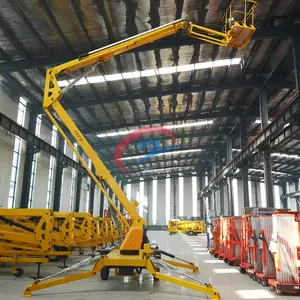 Cherry Picker Trailer Mounted Spider Lift 8-20m Man Lift Towable Articulated Boom Lift For Sale