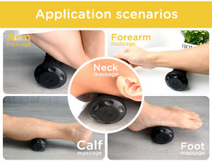 Rouleau de boule de massage d'arachide de poche pour l'exercice de yoga et la fonction de vibration de soulagement de la douleur pour les massages des pieds - Product Image 6