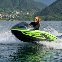 Bateau électrique portable RUSH WAVE, mini jet-boat, 16 kW, embarcation à grande vitesse, mini bateau à moteur électrique