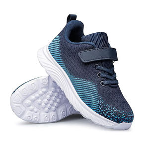 通気性キッズシューズ幼児男の子女の子アスレチックランニングスポーツストラップスニーカーリトル & ビッグキッズ用 - Product Image 1