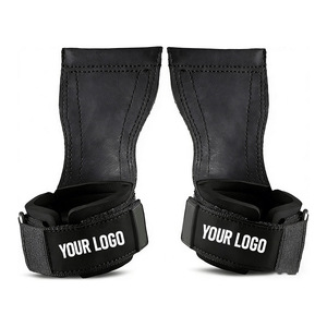 Best Training Accessory Weightlifting Gloves Heavy Duty Straps Alternative <strong>Weight</strong> <strong>Lifting</strong> <strong>Grips</strong> with Neoprene Padded Wrist Wraps - Product Image 2
