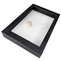 Boîte de chemise de luxe personnalisée fermeture magnétique noir carton rigide emballage pliable pour hommes vêtements cadeau haut de gamme couvercle de fenêtre blanc
